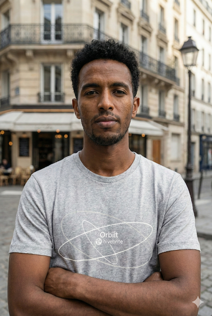 Grey Orbiit/Hivebrite T-Shirt [Male/Female]